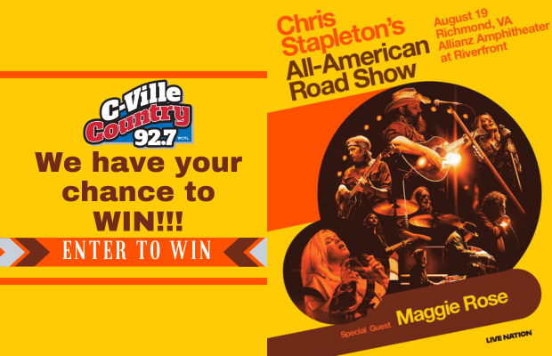 Enter to win Chris Stapleton Tickets NOW!!!