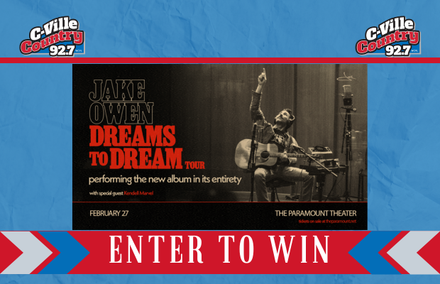 Enter to Win: Jake Owens | C-Ville Country 92.7 WCVL-FM